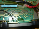 the underside of the output valves PCB